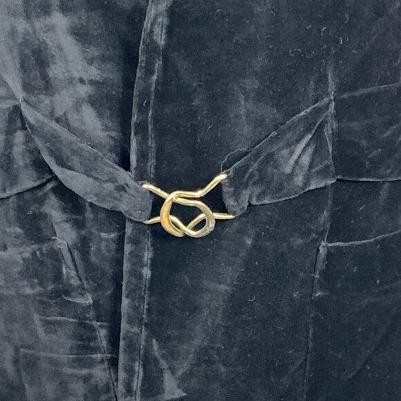 Fox Clothes of London Suit Sz M Black Velvet Vest Pants Lined 2 pc Mike Myers - Picture 3 of 14